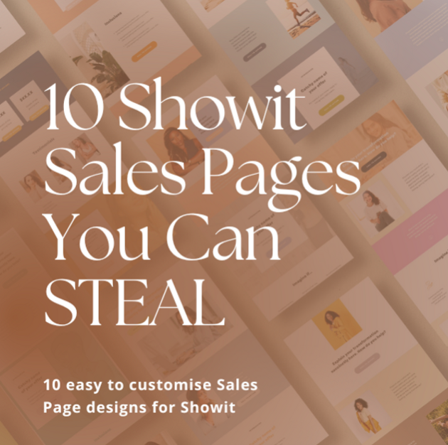 10 Showit Sales Pages You Can Steal